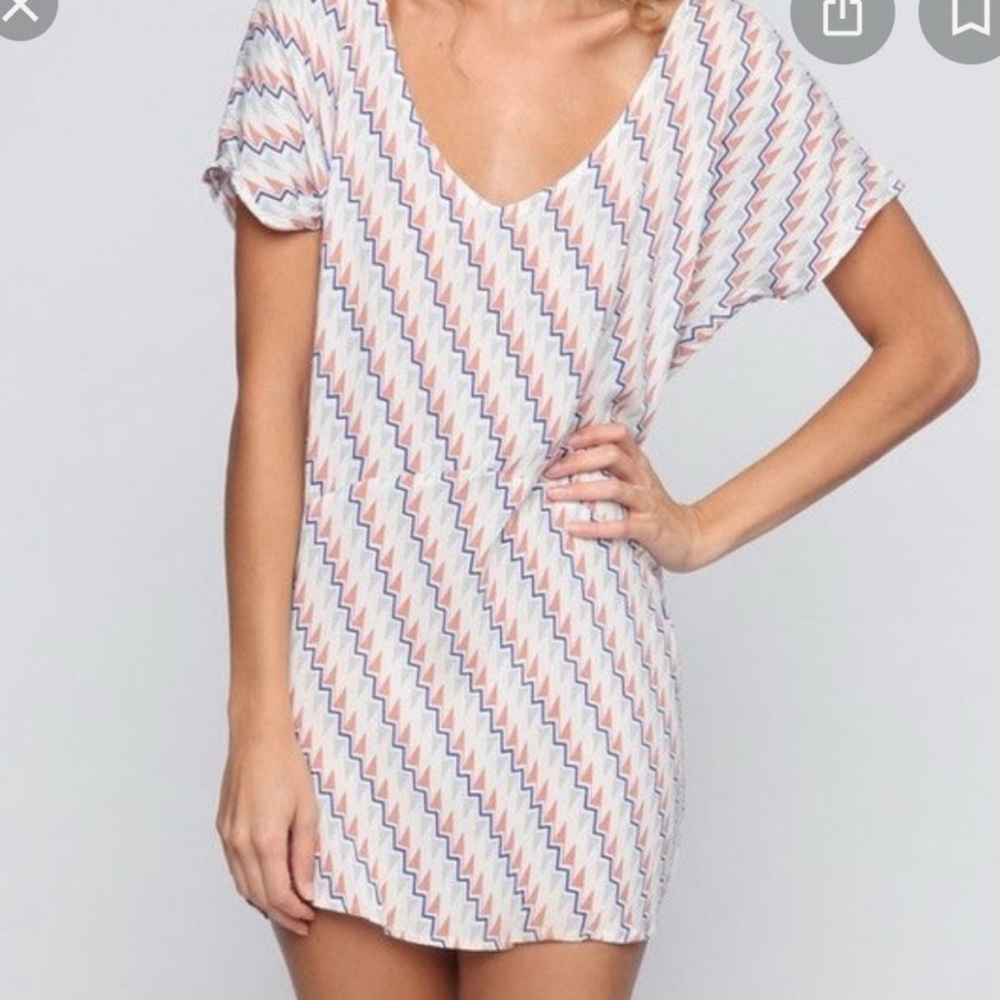 Acacia Swimwear rurutu dress- Red, Blue, White